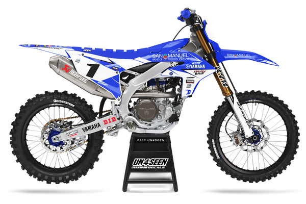 Yamaha James Stewart Replica Graphics Kit - YZ YZF WR TTR PW Models | All Years