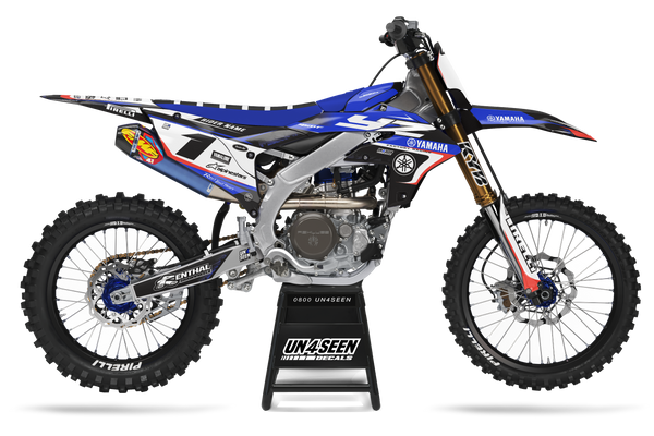 Yamaha Rage Red Graphic Kit - YZ YZF WR TTR PW Models | All Years