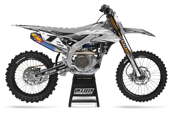 Yamaha Company Grey Graphic Kit - YZ YZF WR TTR PW Models | All Years