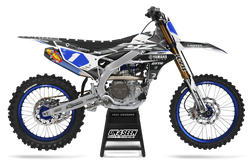 Yamaha Jumpt Grey Graphic Kit - YZ YZF WR TTR PW Models | All Years