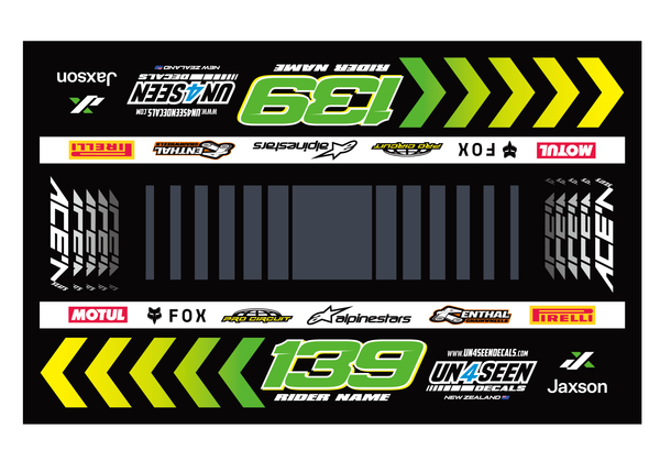 Custom Made Bike Mat - Arrows