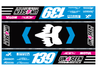 Custom Made Bike Mat - Race