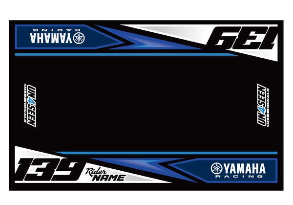 Custom Made Bike Mat - Blue Cru