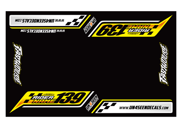 Custom Made Bike Mat - Fade