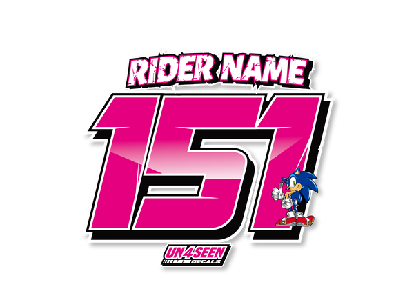 Shirt Print / Rider ID - Sonic