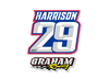 Shirt Print / Rider ID - Graham Racing Style