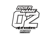 Shirt Print / Rider ID - Stacked