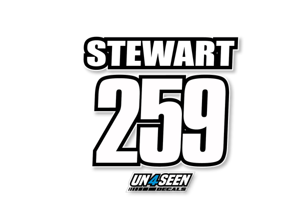 Shirt Print / Rider ID - Stewart 259 Style