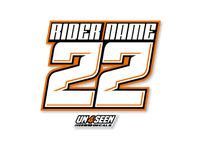 Shirt Print / Rider ID - Plate