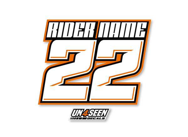 Shirt Print / Rider ID - Plate