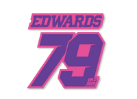 Shirt Print / Rider ID - Edwards