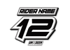 Shirt Print / Rider ID - Saturdays