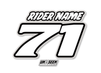 Shirt Print / Rider ID - Myfirstnumber
