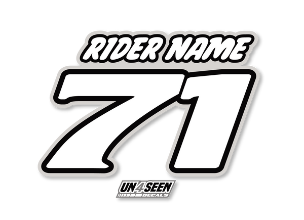 Shirt Print / Rider ID - Myfirstnumber