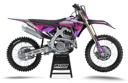Honda Airflow Pink Graphic Kit - CRF CR XR Models | All Years