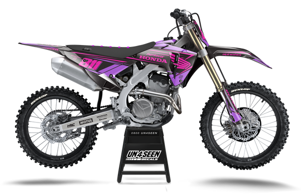 Honda Airflow Pink Graphic Kit - CRF CR XR Models | All Years