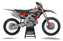 Honda Airflow Red Graphic Kit - CRF CR XR Models | All Years