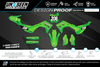 Kawasaki Anzoer Graphics Kit - KX KXF KDX KLX Models | All Years