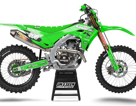 Kawasaki Anzoer Graphics Kit - KX KXF KDX KLX Models | All Years
