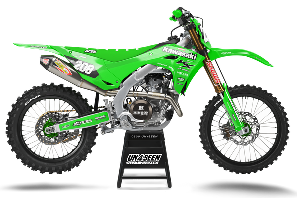 Kawasaki Anzoer Graphics Kit - KX KXF KDX KLX Models | All Years