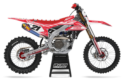 Yamaha Grooby Red Graphic Kit - YZ YZF WR TTR PW Models | All Years