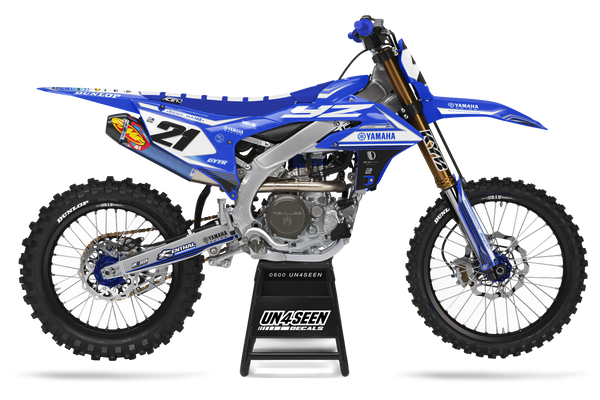 Yamaha Grooby Blue Graphic Kit - YZ YZF WR TTR PW Models | All Years