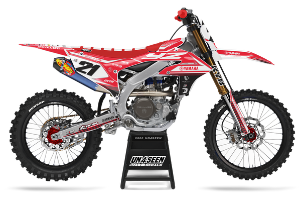Yamaha Grooby Red Graphic Kit - YZ YZF WR TTR PW Models | All Years