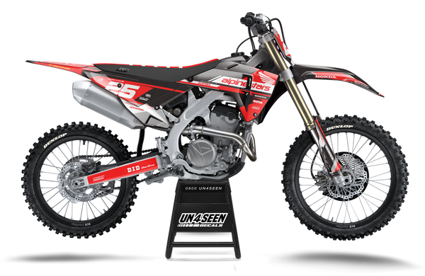 Honda Geer Red Graphic Kit - CRF CR XR Models | All Years