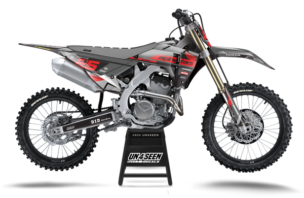 Honda Geer Grey Graphic Kit - CRF CR XR Models | All Years
