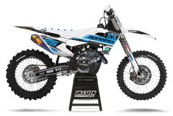 Husqvarna Geer Blue Graphic Kit - TC FC TE TX FE FS FX Models | All Years
