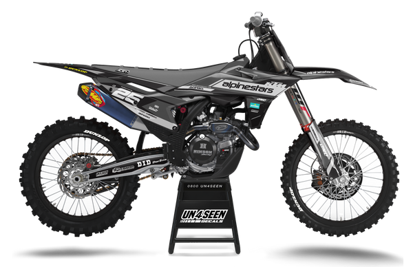 KTM Geer Grey Graphic Kit - SX SXF XC XCF EXC EXCF Models | All Years
