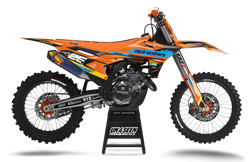 KTM Geer Orange Graphic Kit - SX SXF XC XCF EXC EXCF Models | All Years
