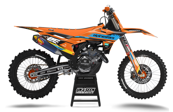 KTM Geer Orange Graphic Kit - SX SXF XC XCF EXC EXCF Models | All Years