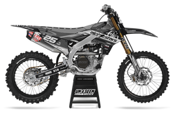 Yamaha Geer Grey Graphic Kit - YZ YZF WR TTR PW Models | All Years
