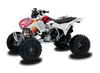 Honda TRX450R ATV Graphics Kit - 1996 Retro
