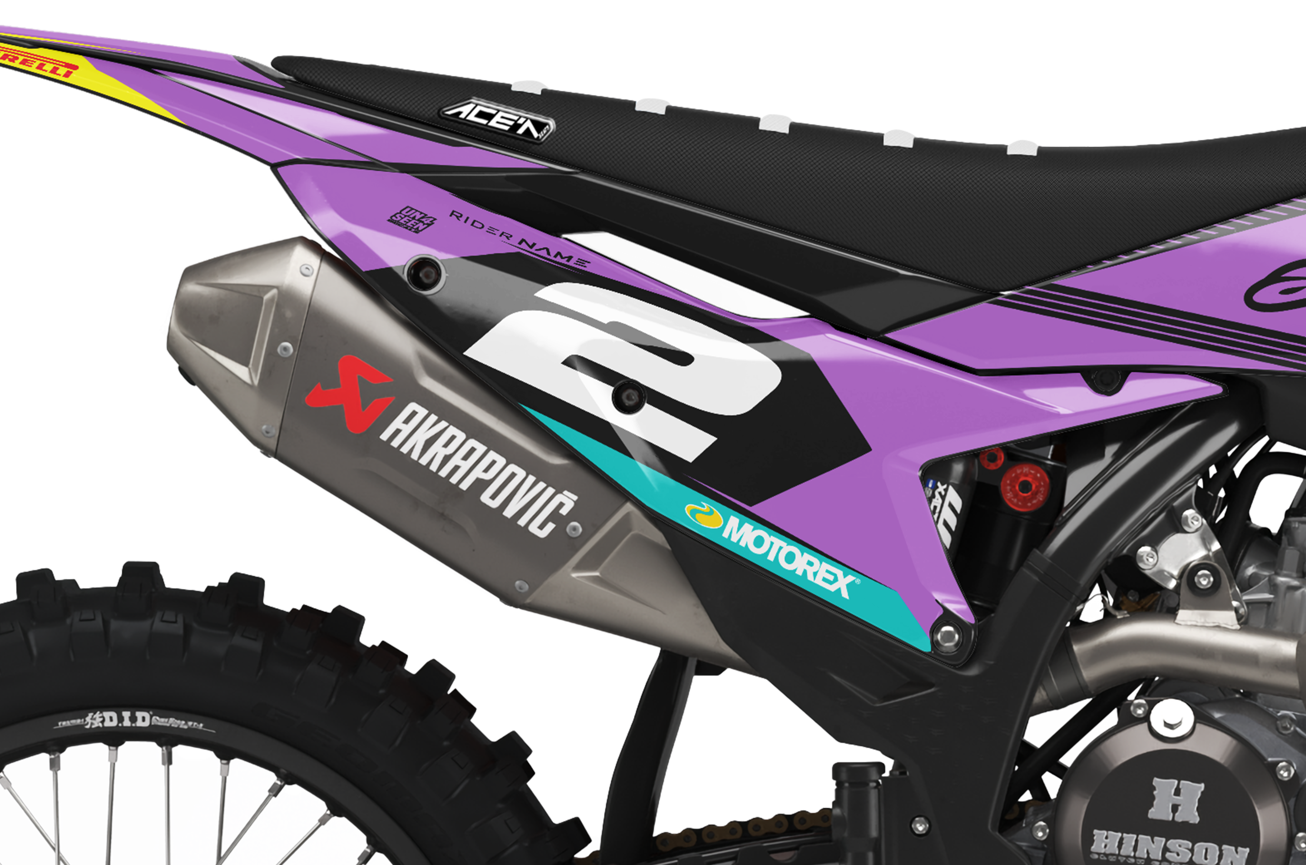 KTM Graphics Kit - Shann Purple New Zealand