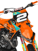KTM Graphics Kit - Shann Orange