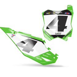 Kawasaki Sexton Number Background - KK KXF KDX KLX Models | All Years