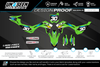 Kawasaki Chevy Talleys Graphics Kit - KX KXF KDX KLX Models | All Years
