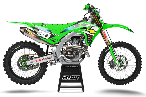Kawasaki Chevy Talleys Graphics Kit - KX KXF KDX KLX Models | All Years