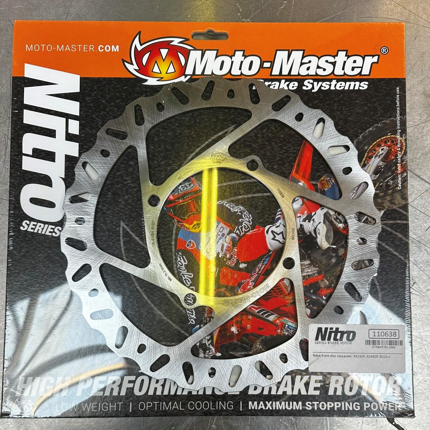 Motomaster Nitro Contoured Kawasaki 110638 Brake Disc New Zealand