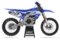 Yamaha Cole Blue Graphic Kit - YZ YZF WR TTR PW Models | All Years