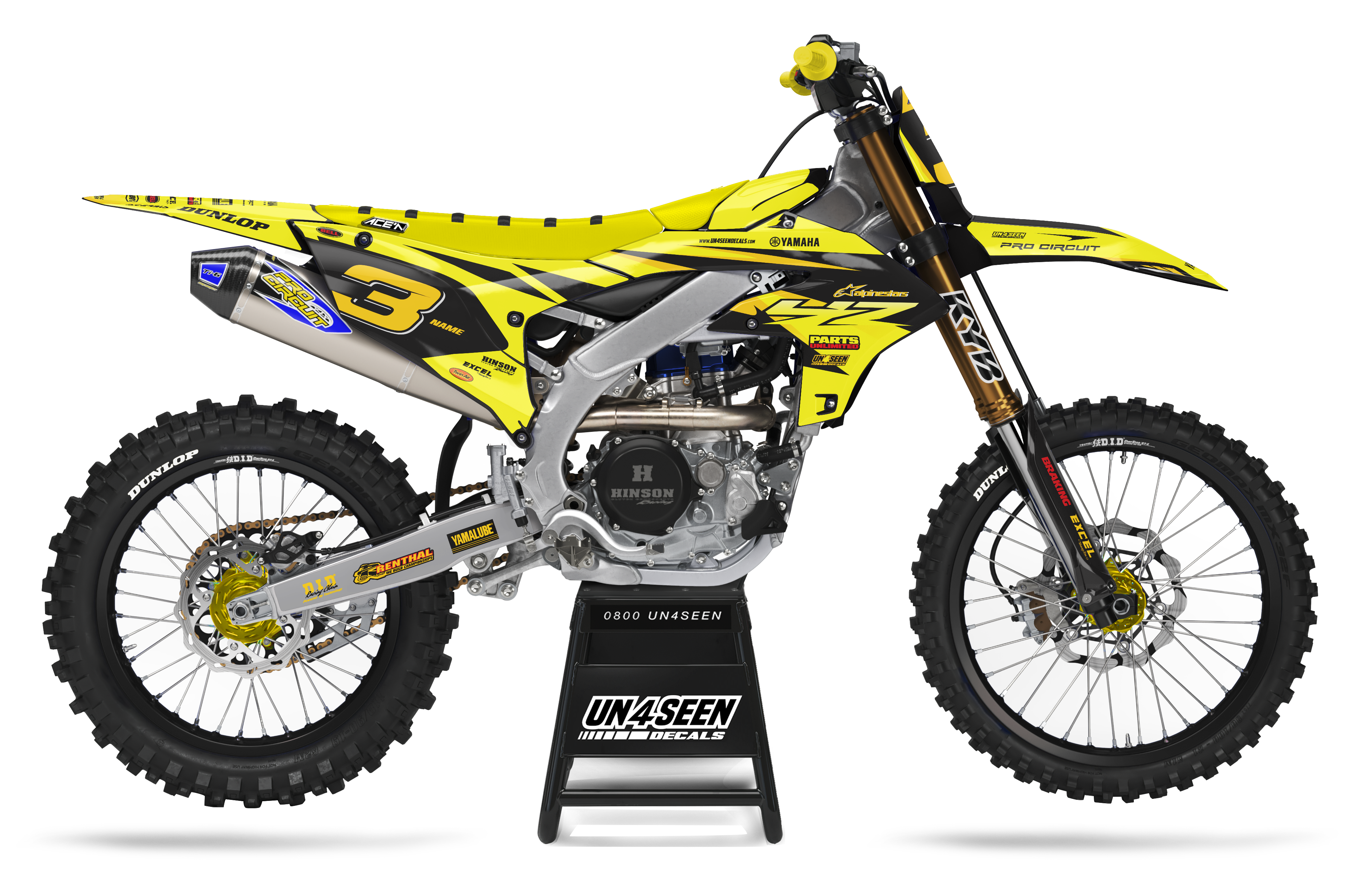 Yamaha Graphics Kit - Cole Yellow New Zealand