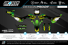 Kawasaki Pinblu Graphics Kit - KX KXF KDX KLX Models | All Years