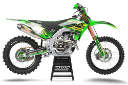 Kawasaki Pinblu Graphics Kit - KX KXF KDX KLX Models | All Years