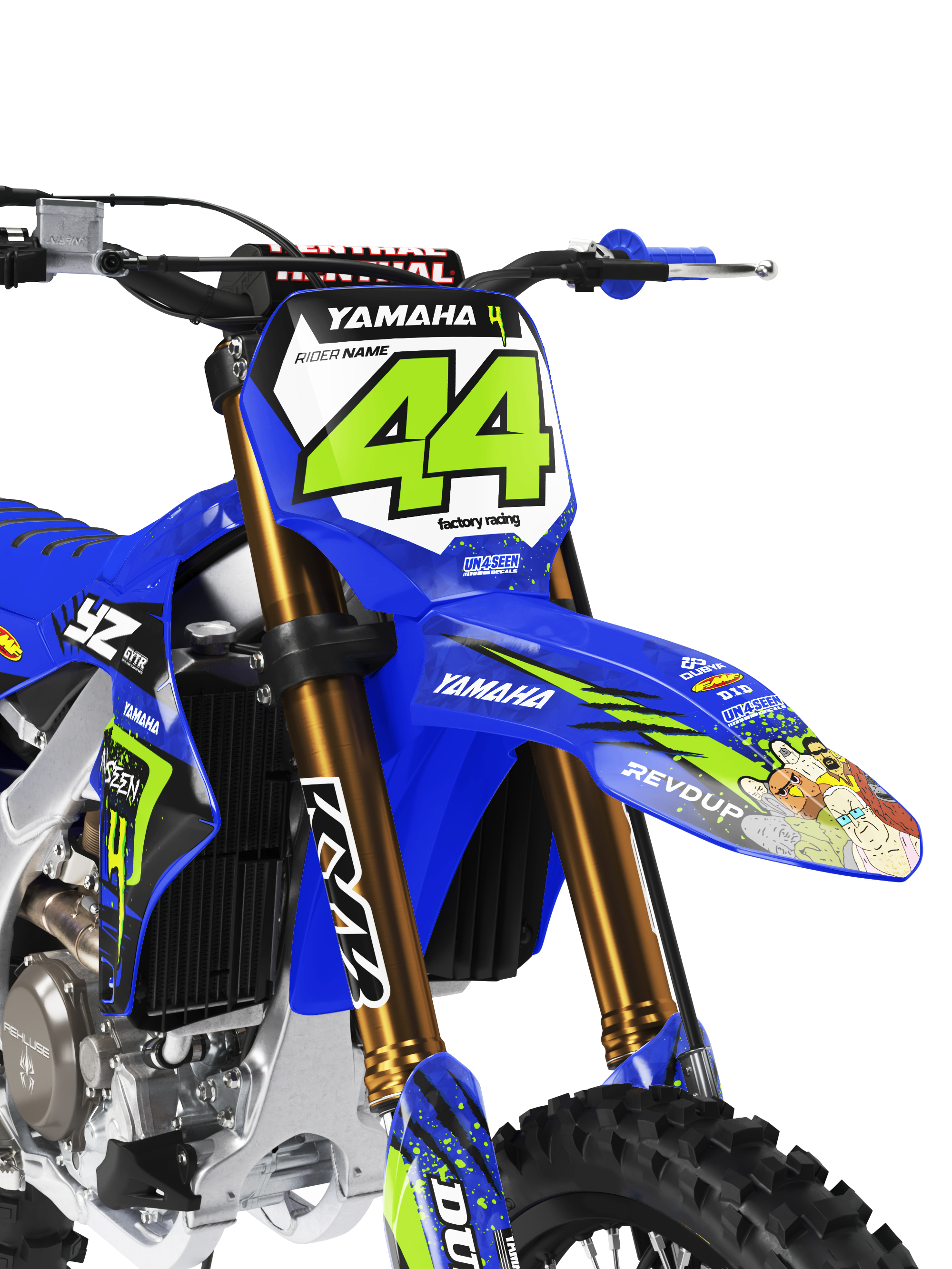 Fly Racing Ttr Graphics Yamaha Lez Graphics Kit - YZ YZF WR TTR PW Models | All Years New Zealand