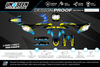 Yamaha Pinblu Graphics Kit - YZ YZF WR TTR PW Models | All Years
