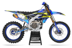 Yamaha Pinblu Graphics Kit - YZ YZF WR TTR PW Models | All Years