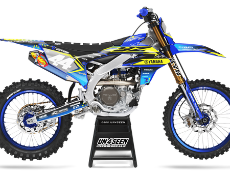 Yamaha Pinblu Graphics Kit - YZ YZF WR TTR PW Models | All Years