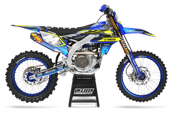 Yamaha Pinblu Graphics Kit - YZ YZF WR TTR PW Models | All Years